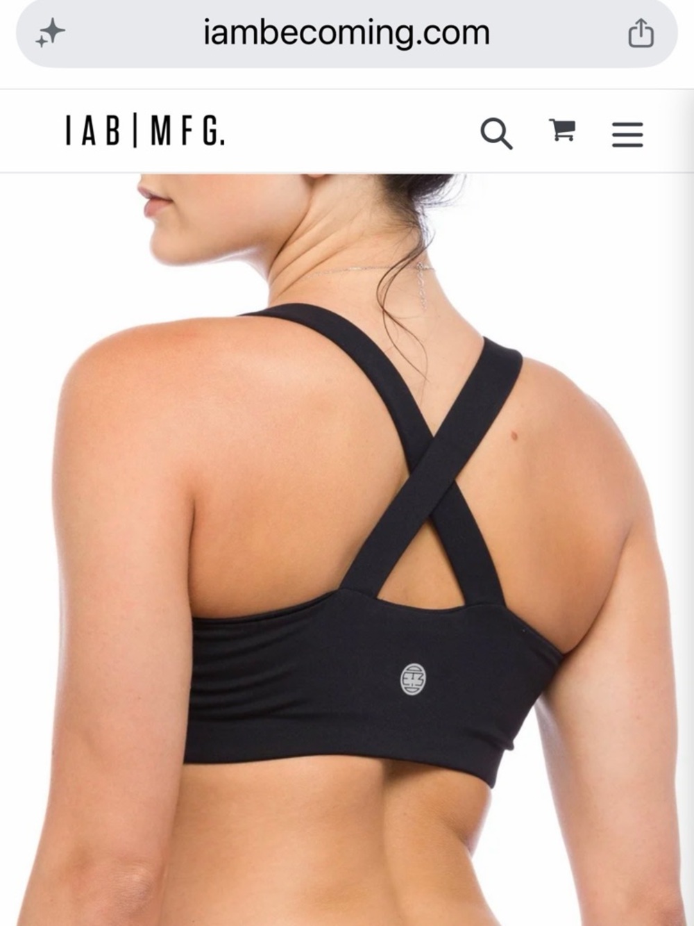 IAB I Am Becoming Sports Bra Bundle- Black, Dusty Rose, Teal & Magenta - Picture 7 of 7